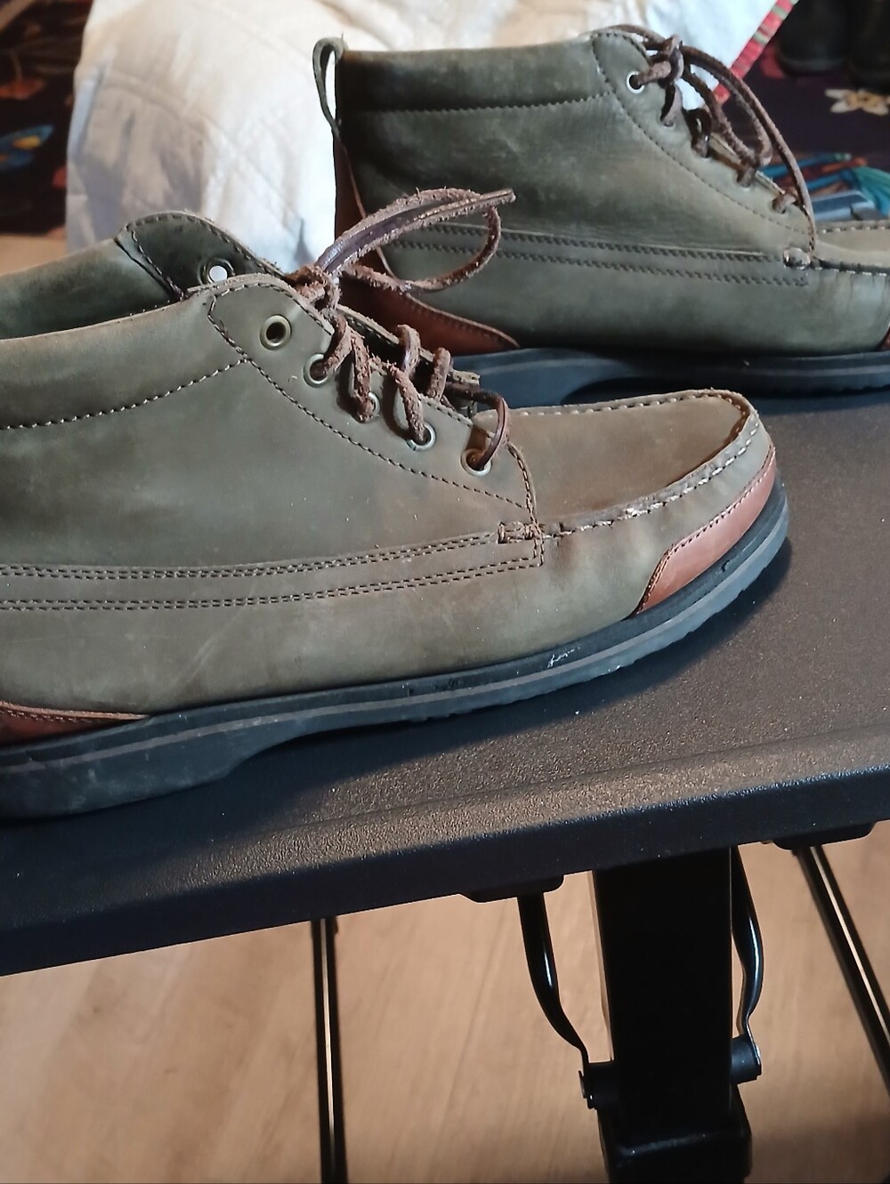 Vintage Landrover Men's Ankle Suede and Leather Boots.